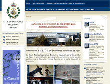 Tablet Screenshot of etsei.uvigo.es