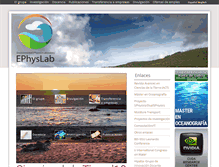 Tablet Screenshot of ephyslab.uvigo.es