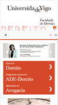 Mobile Screenshot of dereito.uvigo.es