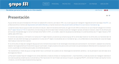 Desktop Screenshot of gssi.det.uvigo.es