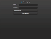 Tablet Screenshot of correoweb.uvigo.es