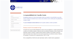 Desktop Screenshot of consellosocial.uvigo.es