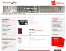 Tablet Screenshot of campuspontevedra.uvigo.es