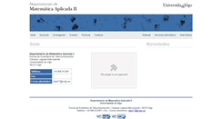 Desktop Screenshot of dma.uvigo.es