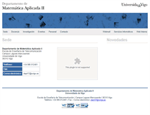 Tablet Screenshot of dma.uvigo.es