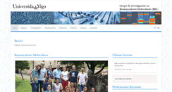 Desktop Screenshot of biomarcadoresmoleculares.uvigo.es